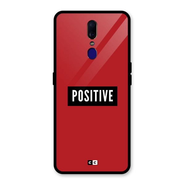 Positive Minimal Glass Back Case for Oppo F11