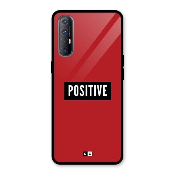 Positive Minimal Glass Back Case for Oppo Reno3 Pro