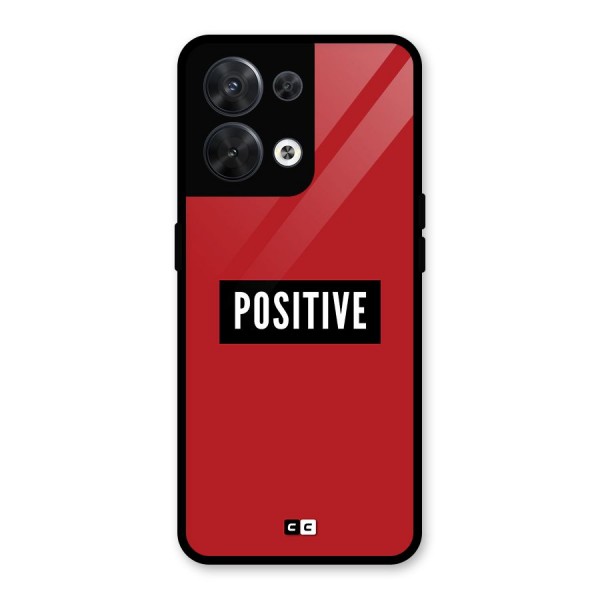 Positive Minimal Glass Back Case for Oppo Reno8 5G