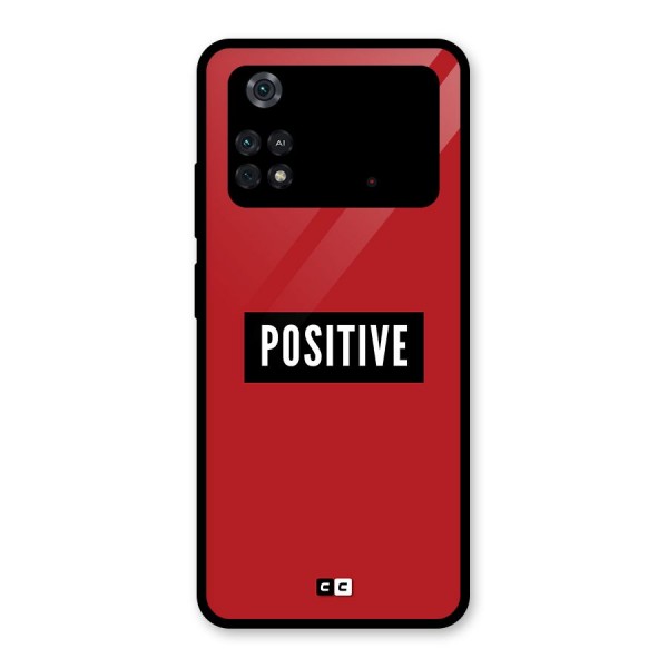 Positive Minimal Glass Back Case for Poco M4 Pro 4G