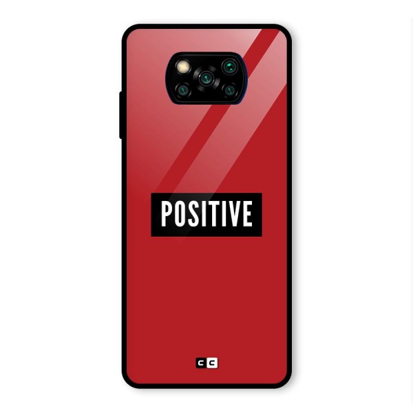 Positive Minimal Glass Back Case for Poco X3 Pro