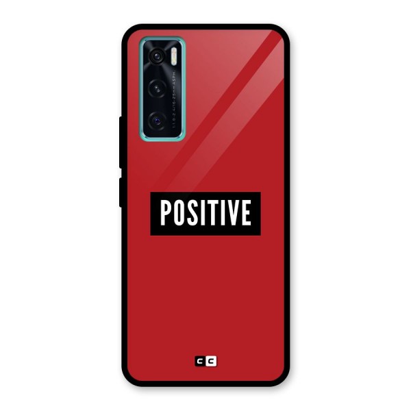 Positive Minimal Glass Back Case for Vivo V20 SE