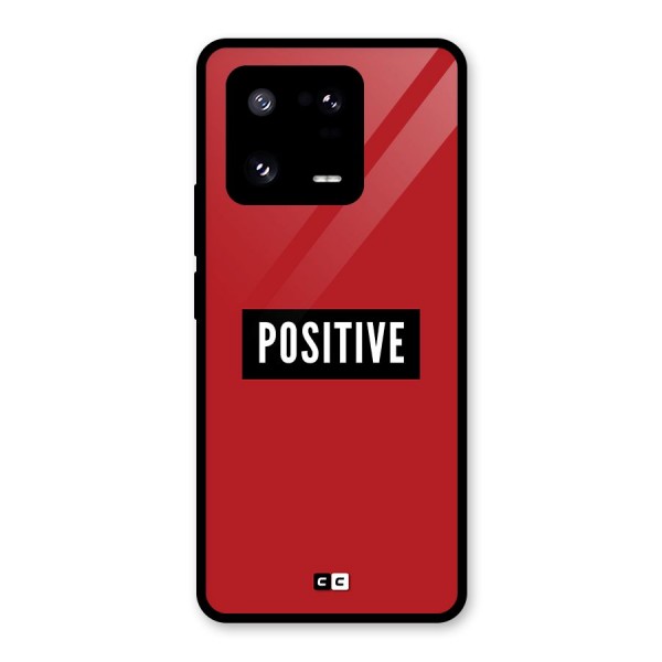 Positive Minimal Glass Back Case for Xiaomi 13 Pro