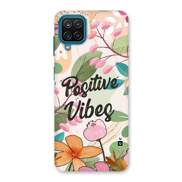 Positive Vibes Back Case for Galaxy F12