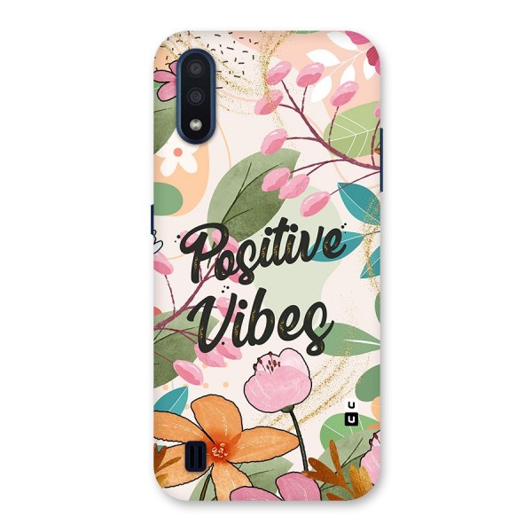 Positive Vibes Back Case for Galaxy M01