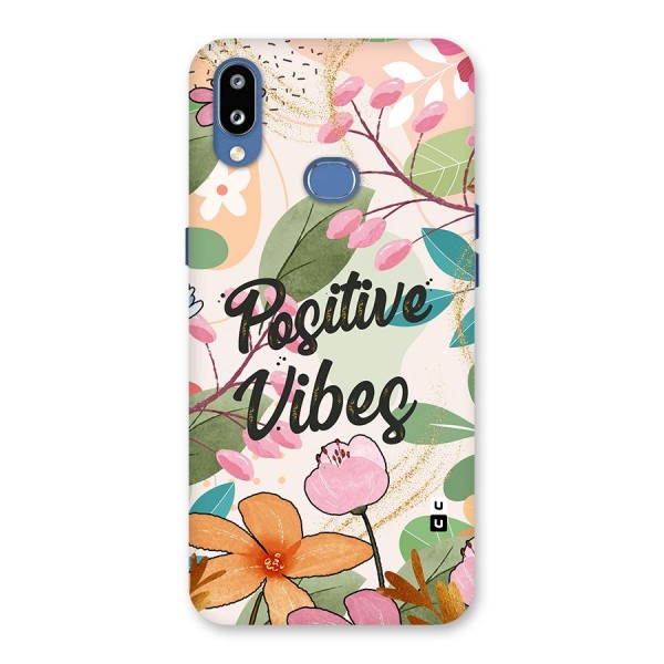 Positive Vibes Back Case for Galaxy M01s