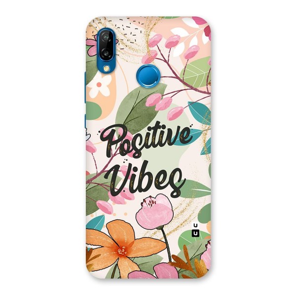 Positive Vibes Back Case for Huawei P20 Lite