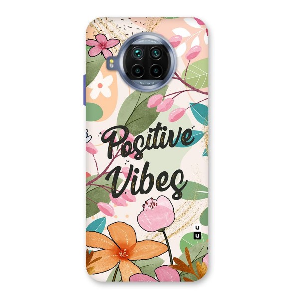 Positive Vibes Glass Back Case for Mi 10i