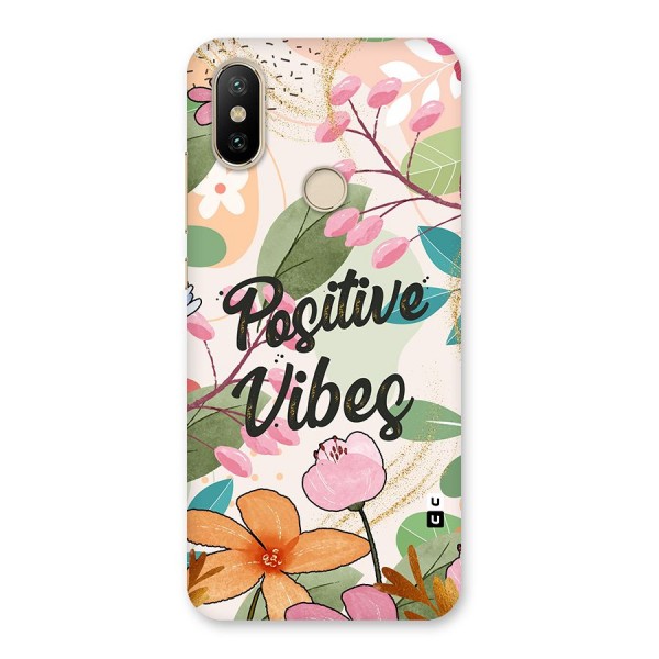 Positive Vibes Back Case for Mi A2