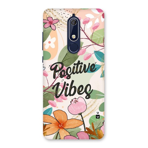 Positive Vibes Back Case for Nokia 5.1