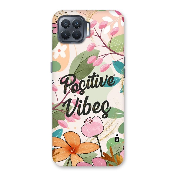 Positive Vibes Back Case for Oppo F17 Pro