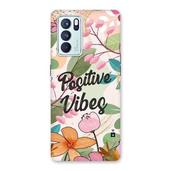 Positive Vibes Glass Back Case for Oppo Reno6 Pro 5G