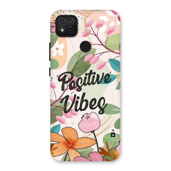 Positive Vibes Back Case for Redmi 9