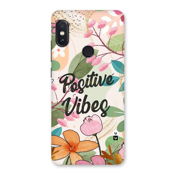 Positive Vibes Glass Back Case for Redmi Note 5 Pro