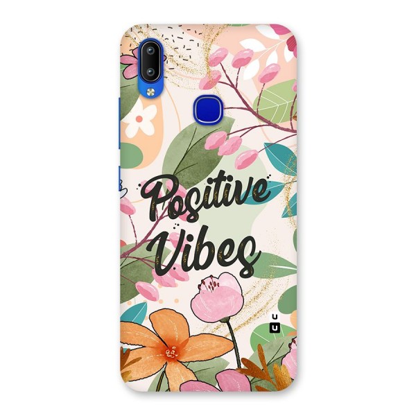 Positive Vibes Back Case for Vivo Y91