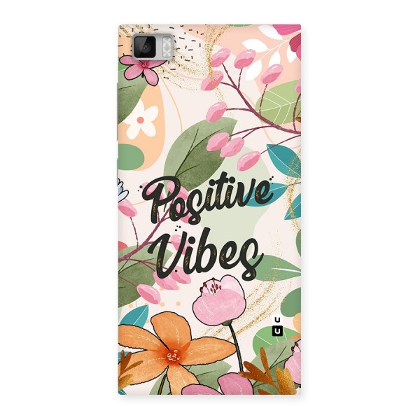 Positive Vibes Back Case for Xiaomi Mi3