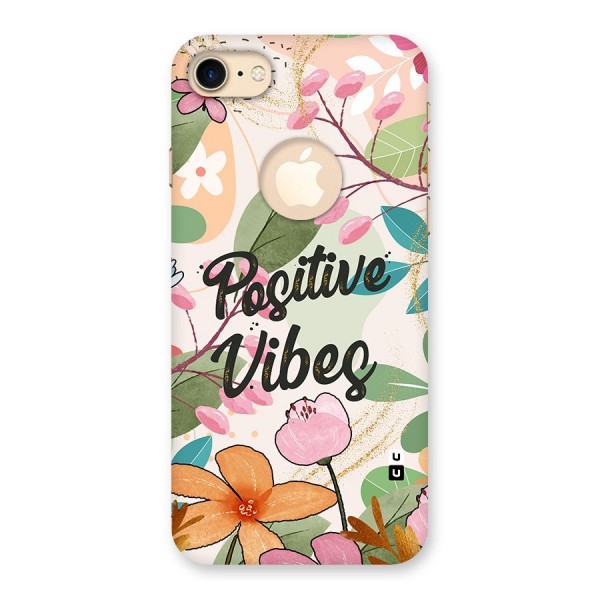 Positive Vibes Back Case for iPhone 8 Logo Cut