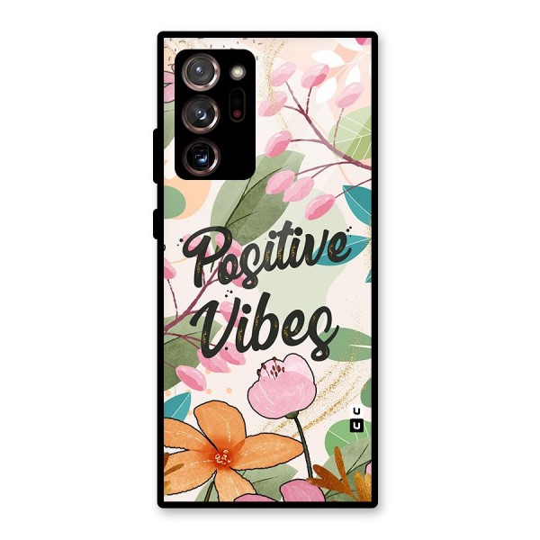 Positive Vibes Glass Back Case for Galaxy Note 20 Ultra