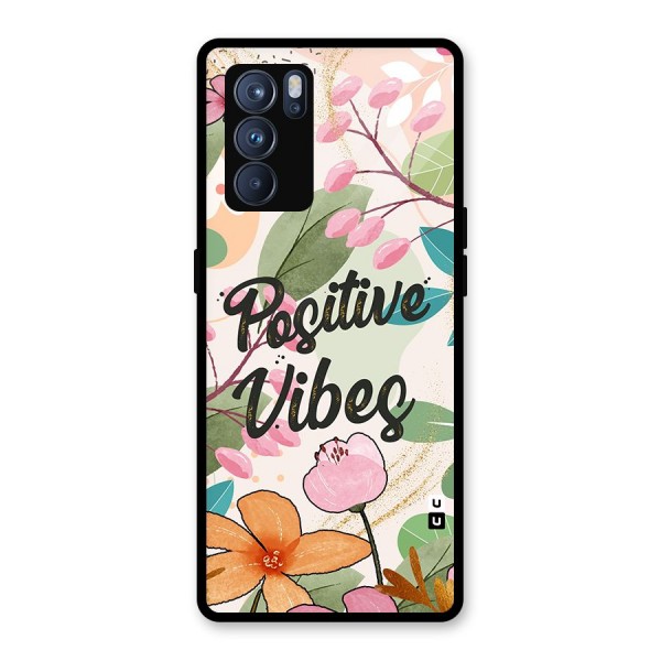 Positive Vibes Glass Back Case for Oppo Reno6 Pro 5G