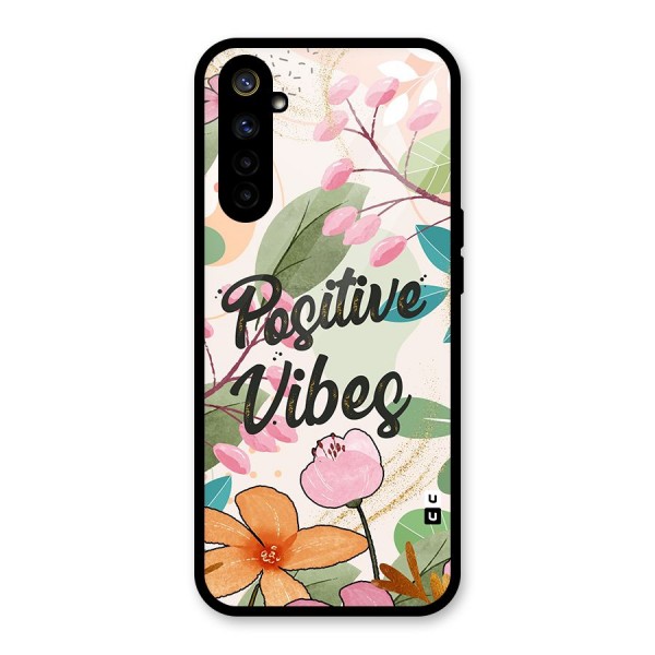 Positive Vibes Glass Back Case for Realme 6