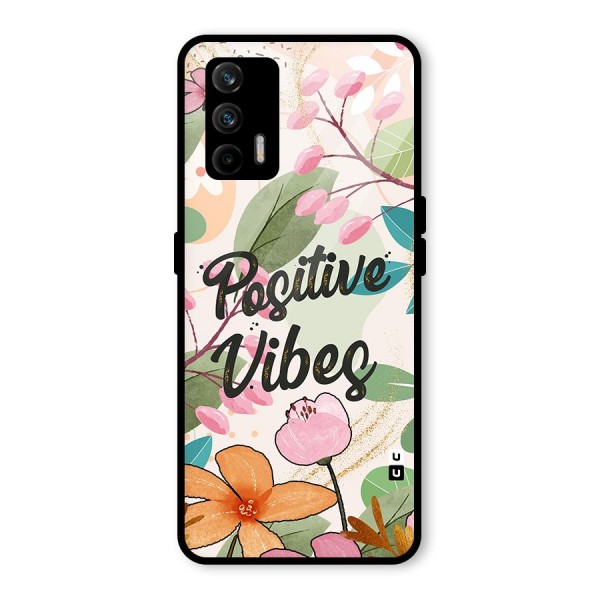 Positive Vibes Glass Back Case for Realme X7 Max