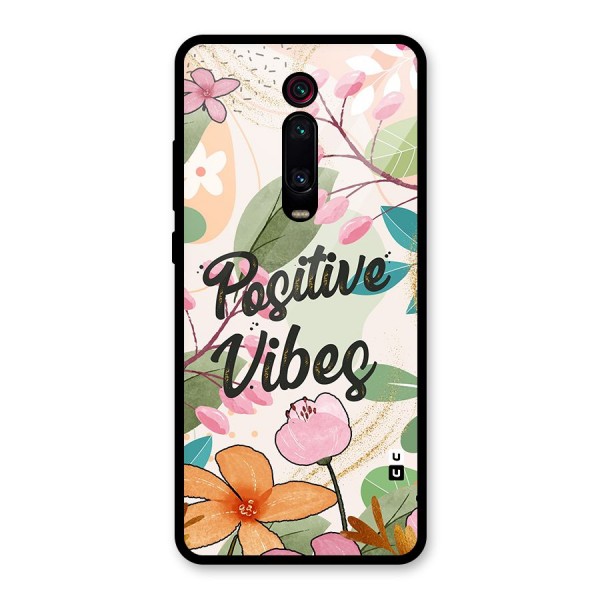 Positive Vibes Glass Back Case for Redmi K20 Pro