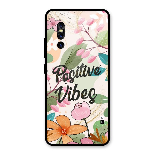 Positive Vibes Glass Back Case for Vivo V15 Pro