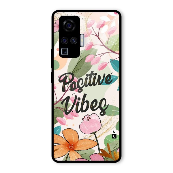 Positive Vibes Glass Back Case for Vivo X50 Pro