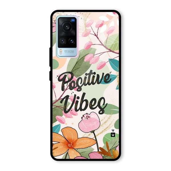 Positive Vibes Glass Back Case for Vivo X60