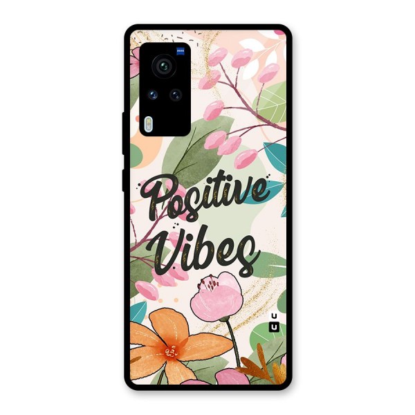 Positive Vibes Glass Back Case for Vivo X60 Pro