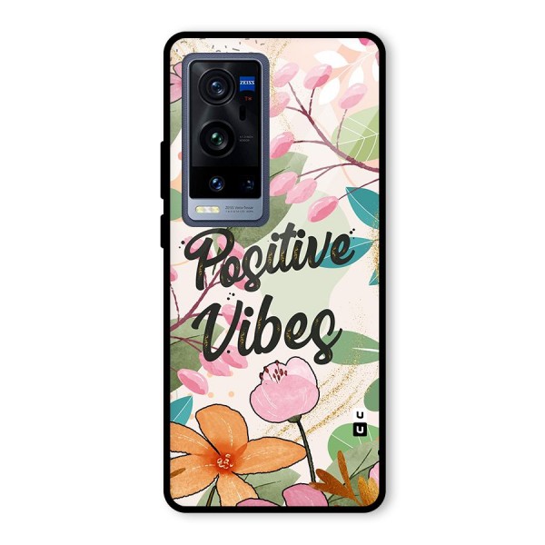 Positive Vibes Glass Back Case for Vivo X60 Pro Plus