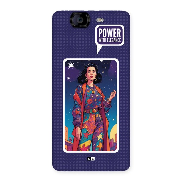 Power With Elegance Back Case for Canvas Knight A350