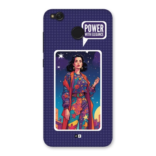 Power With Elegance Back Case for Redmi 4