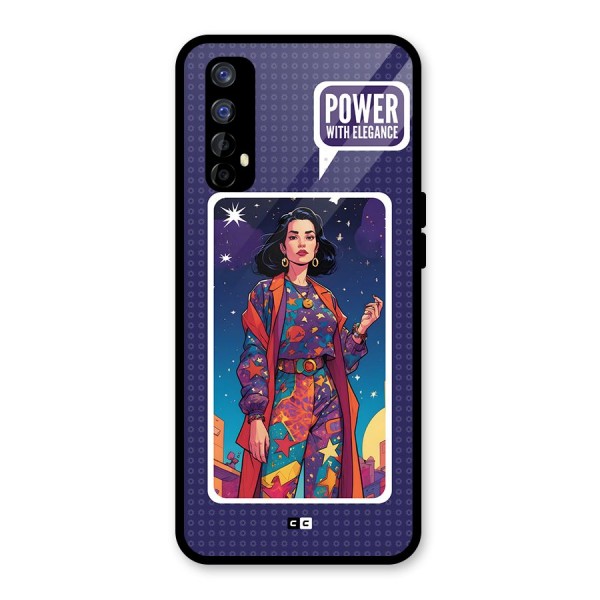 Power With Elegance Glass Back Case for Realme 7