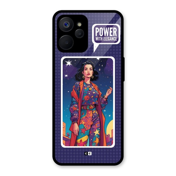 Power With Elegance Glass Back Case for Realme 9i 5G