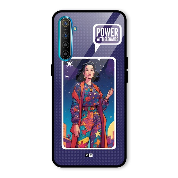 Power With Elegance Glass Back Case for Realme XT