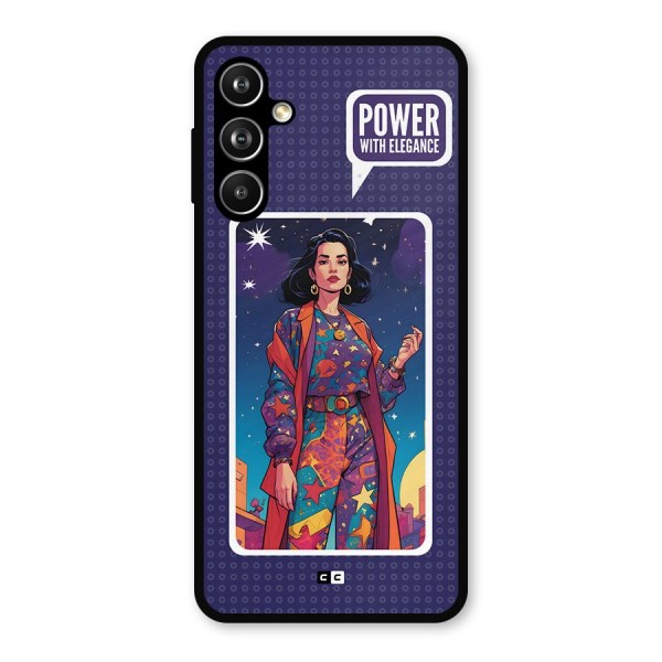 Power With Elegance Metal Back Case for Galaxy F54