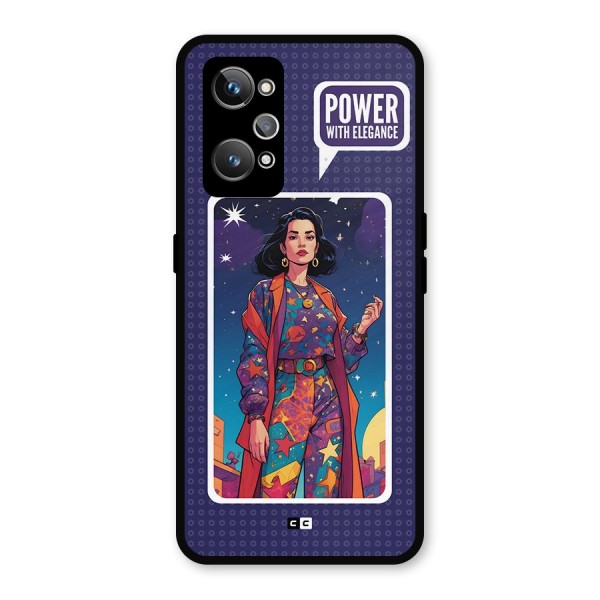 Power With Elegance Metal Back Case for Realme GT 2