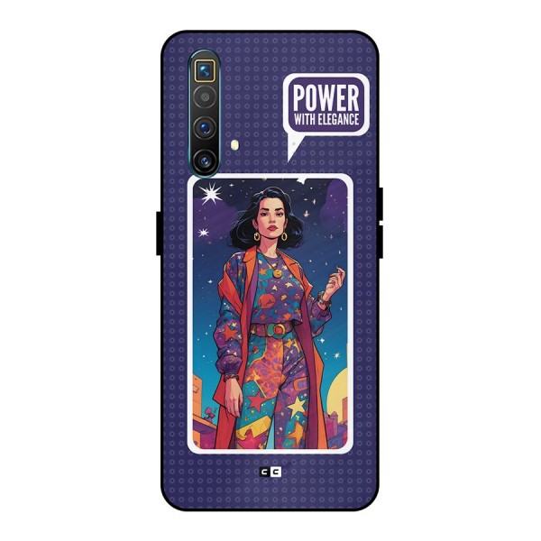 Power With Elegance Metal Back Case for Realme X3 SuperZoom