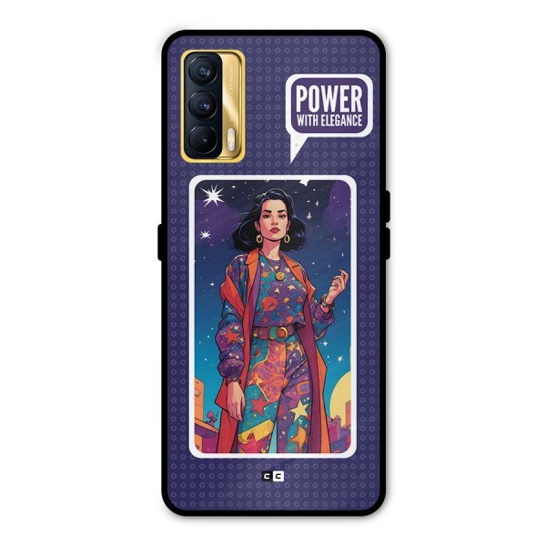 Power With Elegance Metal Back Case for Realme X7