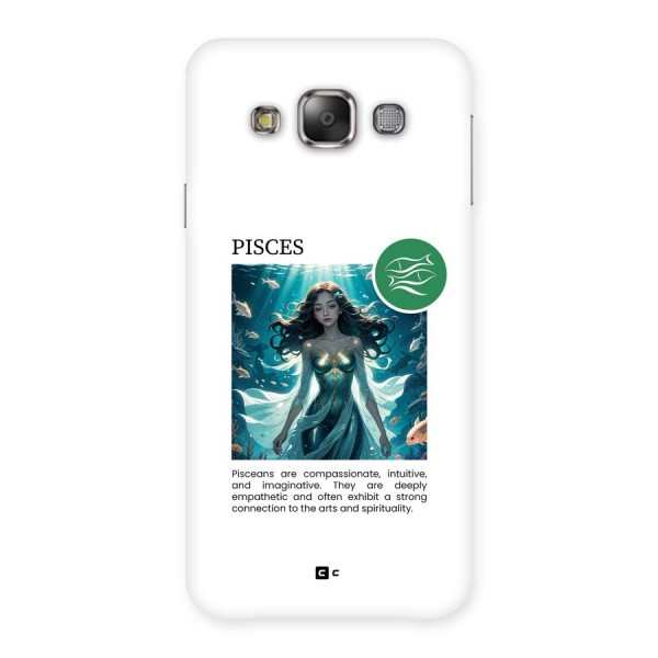 Precious Pisces Back Case for Galaxy E7