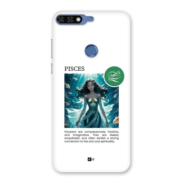 Precious Pisces Back Case for Honor 7C