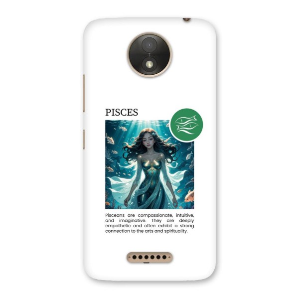 Precious Pisces Back Case for Moto C Plus