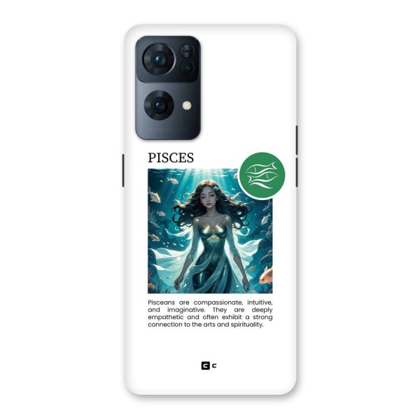 Precious Pisces Back Case for Oppo Reno7 Pro 5G