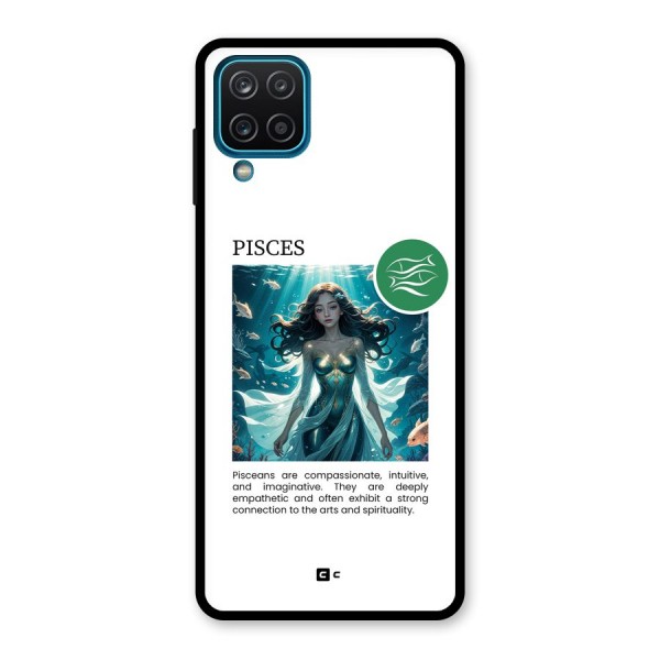 Precious Pisces Glass Back Case for Galaxy A12