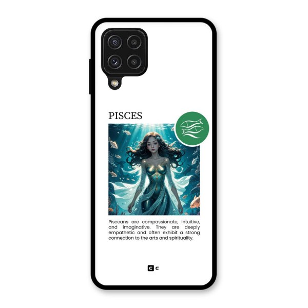 Precious Pisces Glass Back Case for Galaxy A22 4G