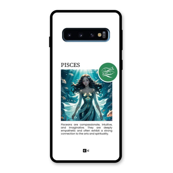 Precious Pisces Glass Back Case for Galaxy S10