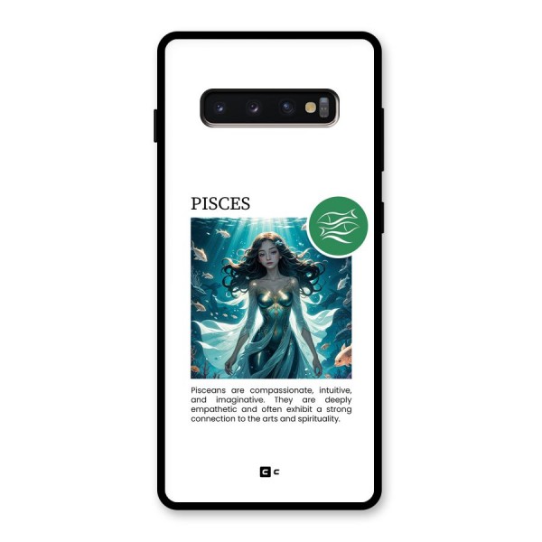 Precious Pisces Glass Back Case for Galaxy S10 Plus