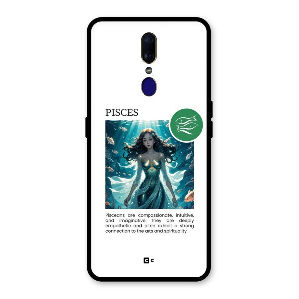 Precious Pisces Glass Back Case for Oppo F11