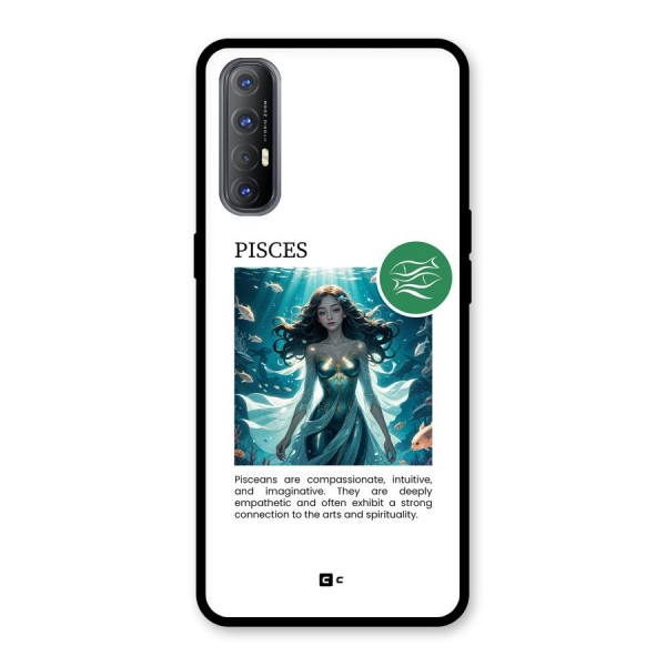 Precious Pisces Glass Back Case for Oppo Reno3 Pro